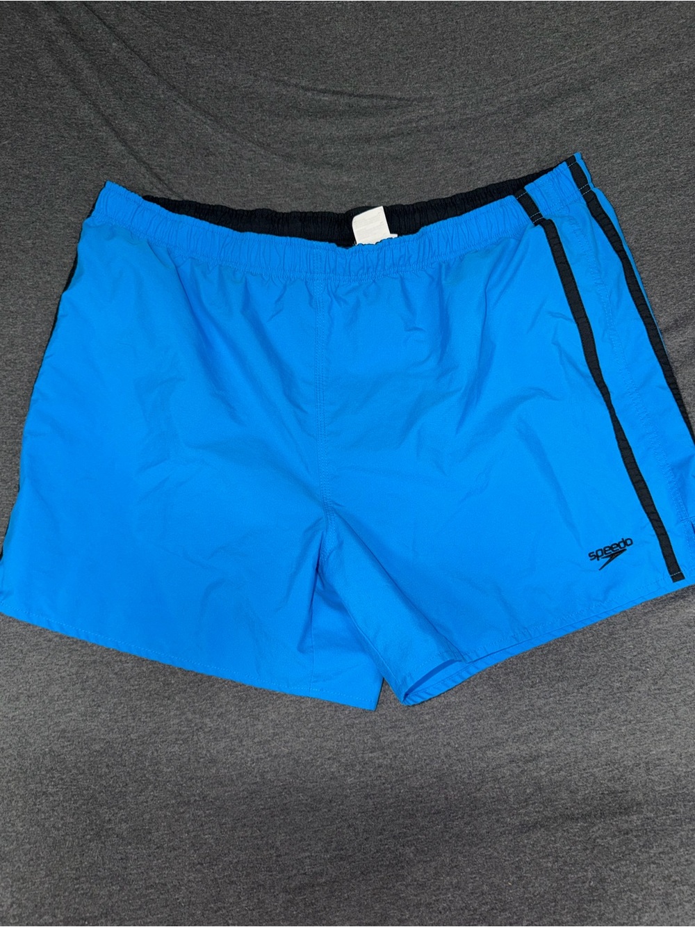 Speedo Men's Blue Athletic Swim Trunks XXL
